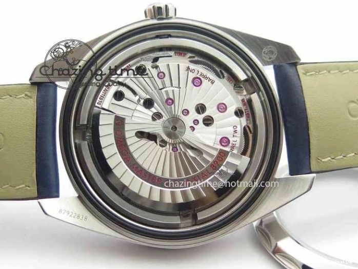 0126 Affordable 2017 Aqua Terra SS XF Best Edition Blue Textured Dial On Blue Leather Strap A 8159